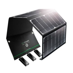 Ravpower 24W Solar panel 3 USB ports